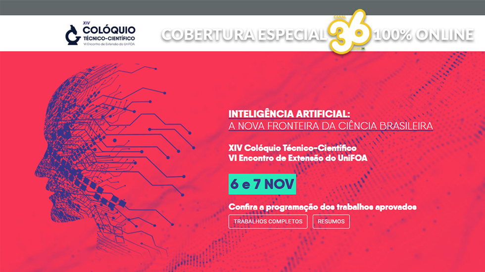 Cobertura digital XIV COLÓQUIO CIENTÍFICO UNIFOA - Canal 36